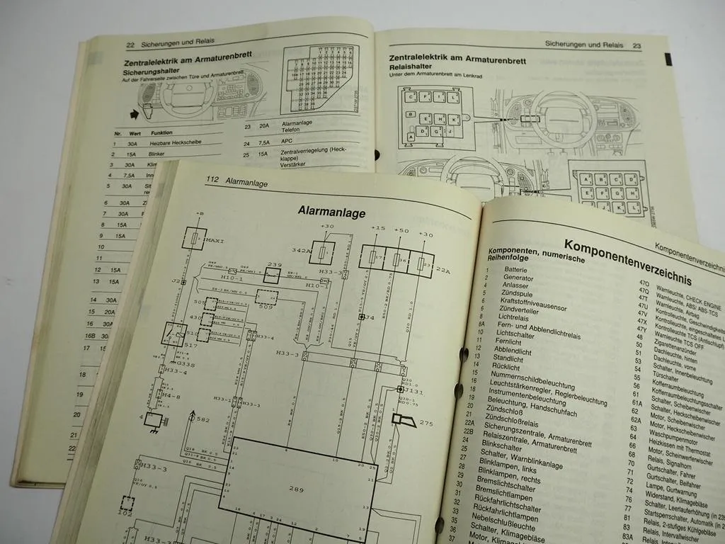Saab 900 1994 1995 Elektrische Anlage Stromlaufplan Schaltpläne Werkstatthandbuch