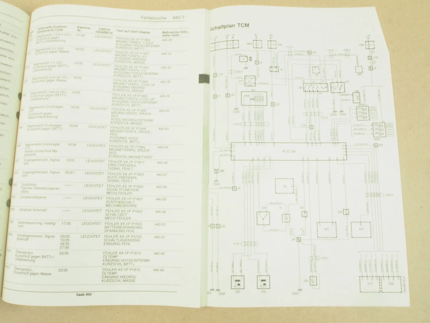 Saab 900 Automatikgetriebe Reparaturanleitung ab 1994 Werkstatthandbuch