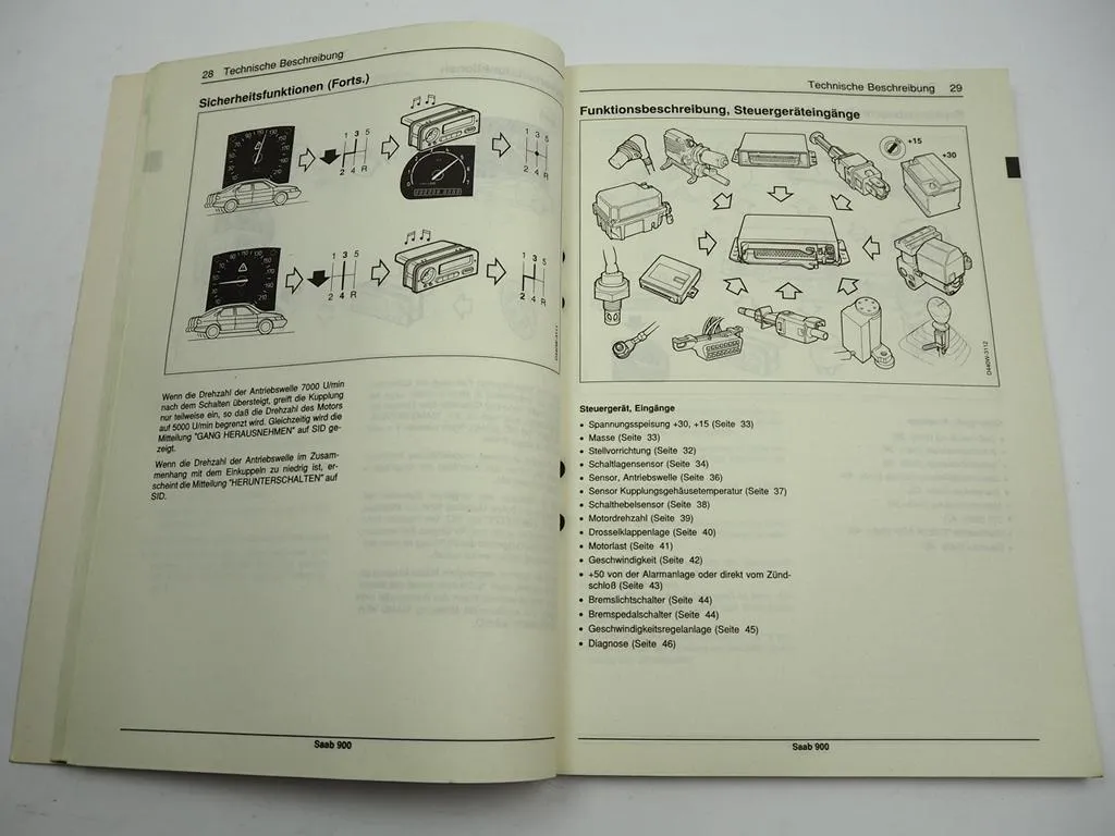 Saab 900 II ab 1994 Sensonic autom Kupplung Reparaturanleitung Werkstatthandbuch