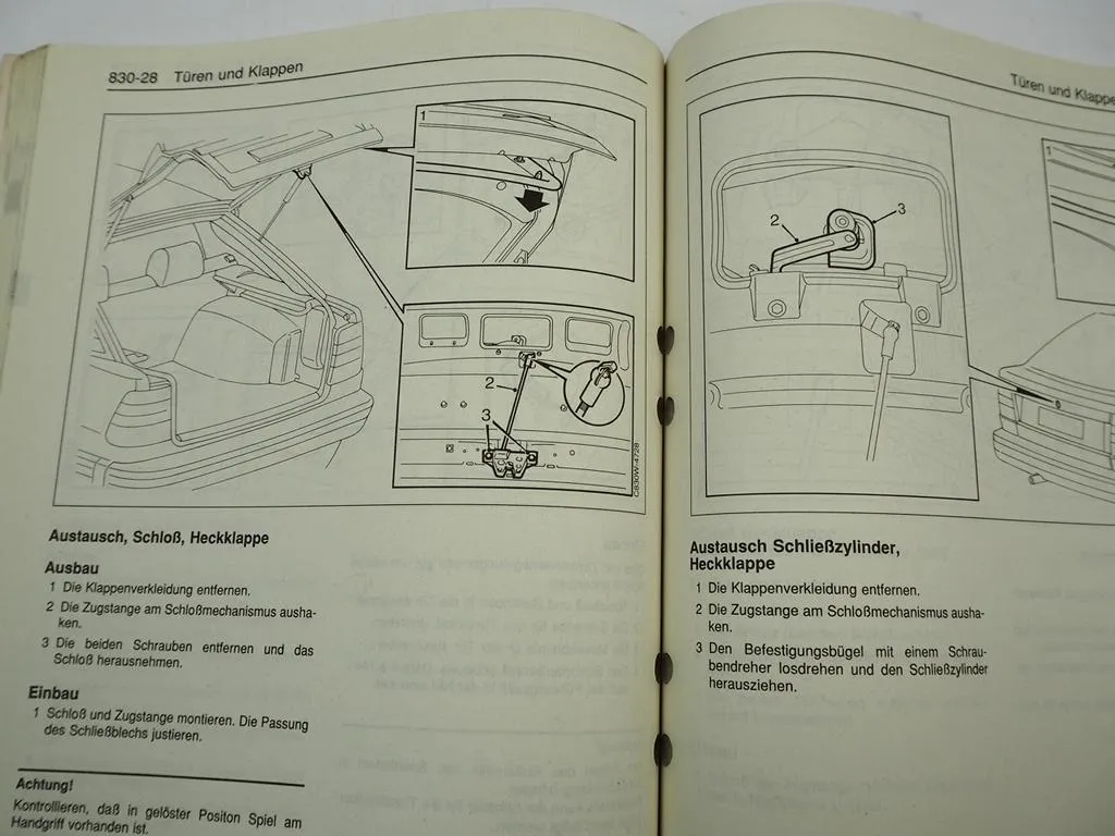 Saab 9000 1985 - 95 Karosserie Reparaturen Reparaturanleitung Werkstatthandbuch