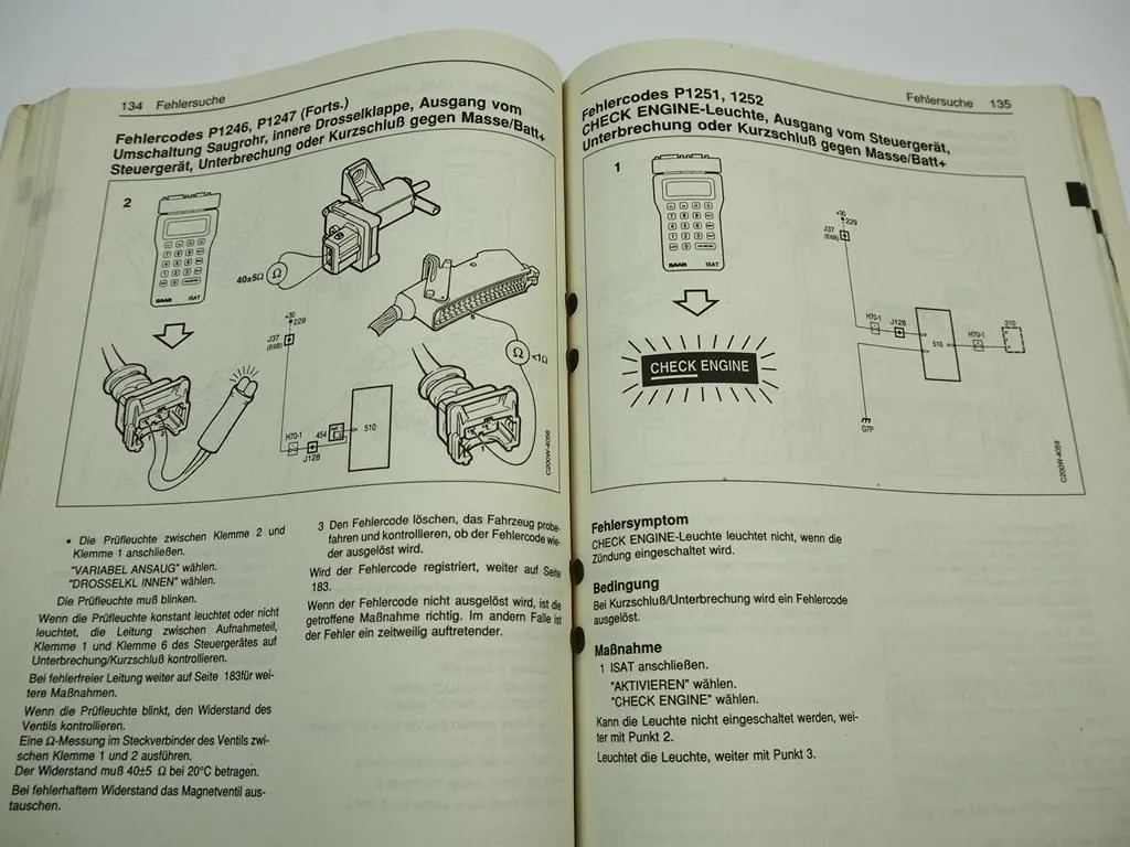 Saab 9000 Motronic 2.8.1 Motor B308 Reparaturanleitung Werkstatthandbuch ab 1995