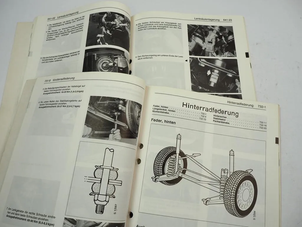 Saab 9000 YS3C 1985 - 1991 Achsschenkel Lenkung Federung Räder Werkstatthandbuch Reparaturanleitung