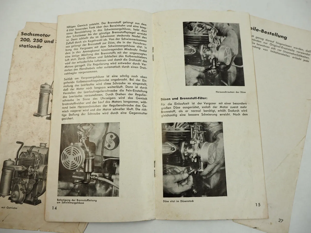 Sachs Stamo 200 250 300 Betriebsanleitung Wartung