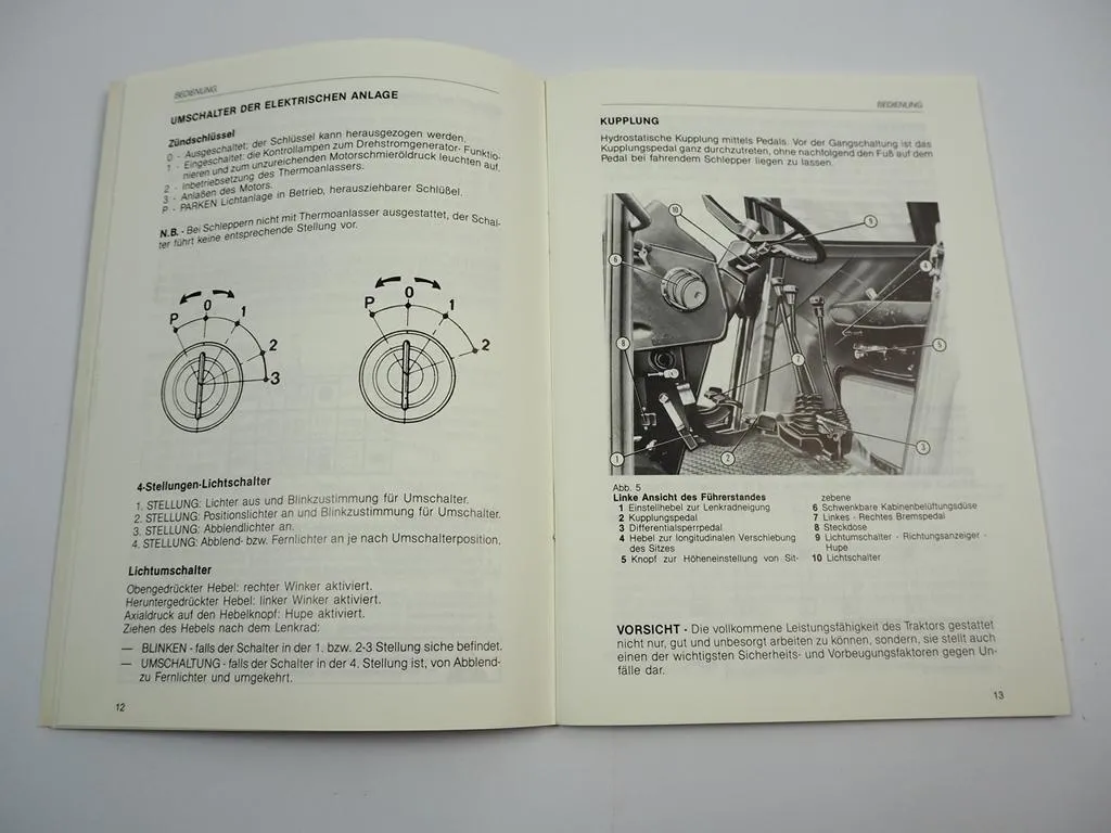 Same Explorer 75 Betriebsanleitung Bedienung Wartung 1985