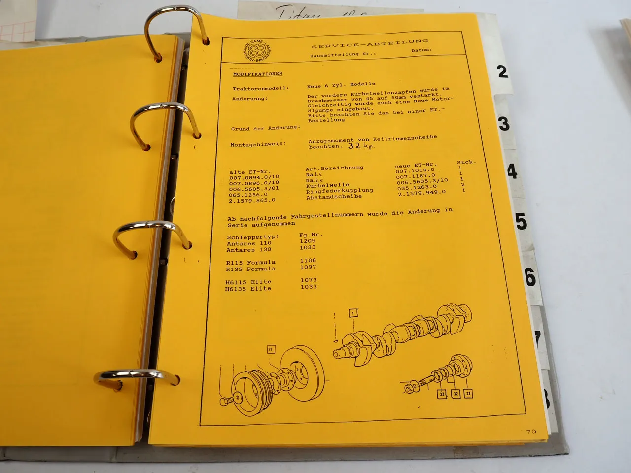 Same Lamborghini Hürlimann Elektronische Motorregelung Fehlersuche