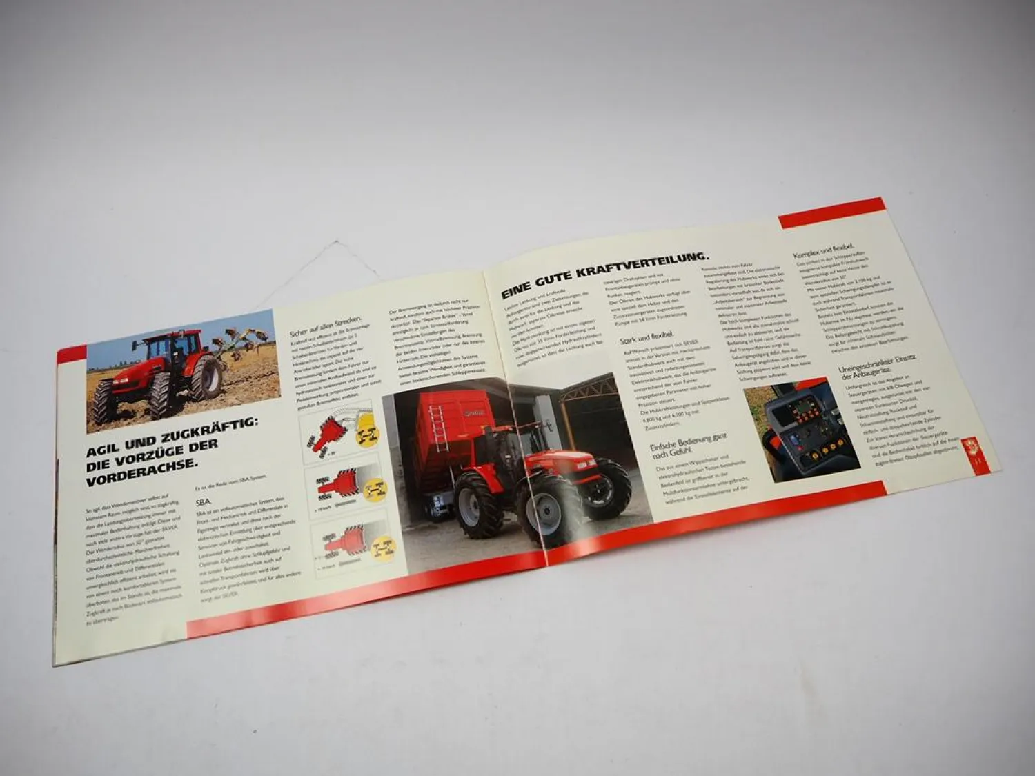 Same Silver 110 130 Traktor Prospekt Technische Daten 11/1999