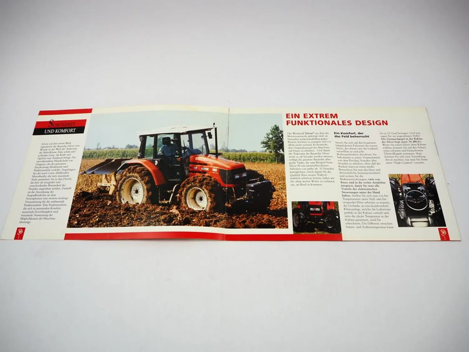 Same Silver 80 90 100.4 100.6 Traktor Prospekt Technische Daten 03/1998