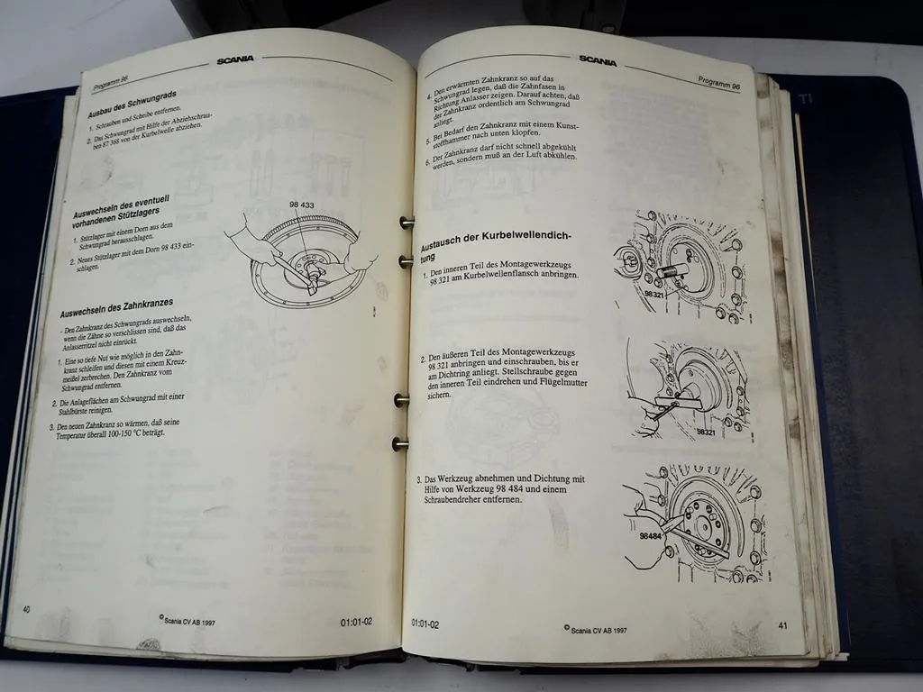 Scania DS DSC DSI 9 11 12 14 Industrie & Schiffsmotor Werkstatthandbuch ab96 Service Handbuch #1