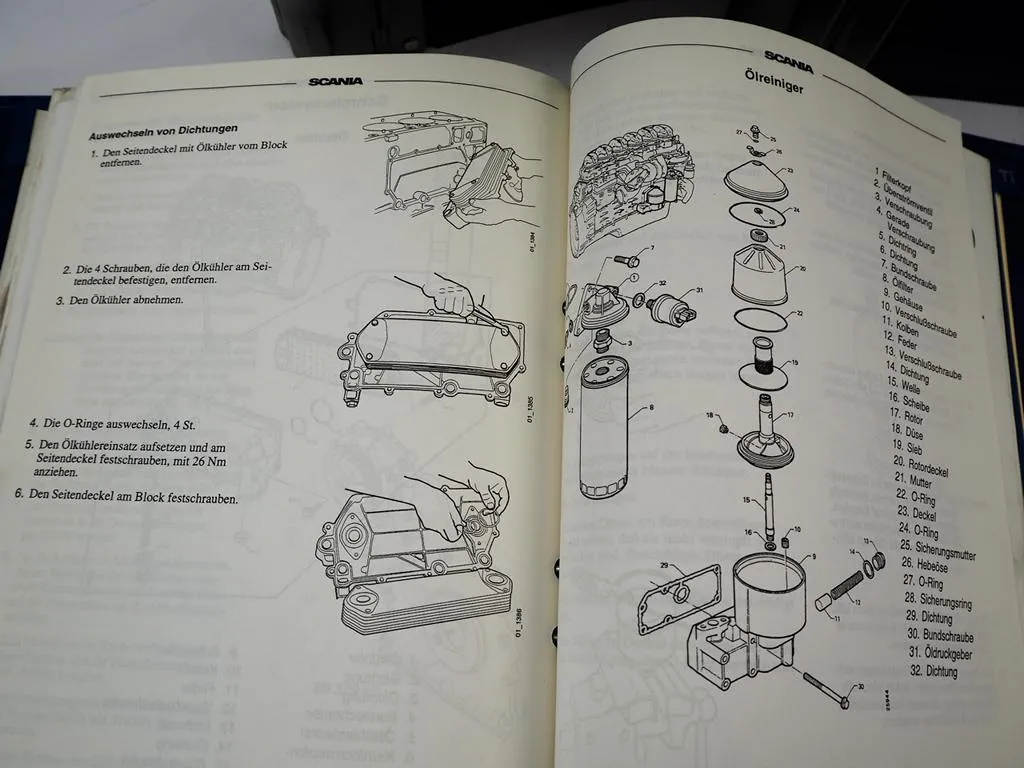 Scania DS DSC DSI 9 11 12 14 Industrie & Schiffsmotor Werkstatthandbuch ab96 Service Handbuch #1