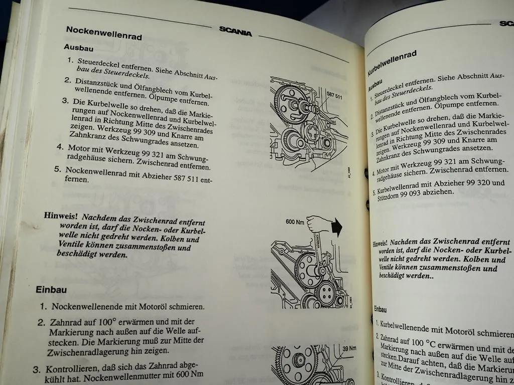 Scania DS DSC DSI 9 11 12 14 Industrie & Schiffsmotor Werkstatthandbuch ab96 Service Handbuch #1
