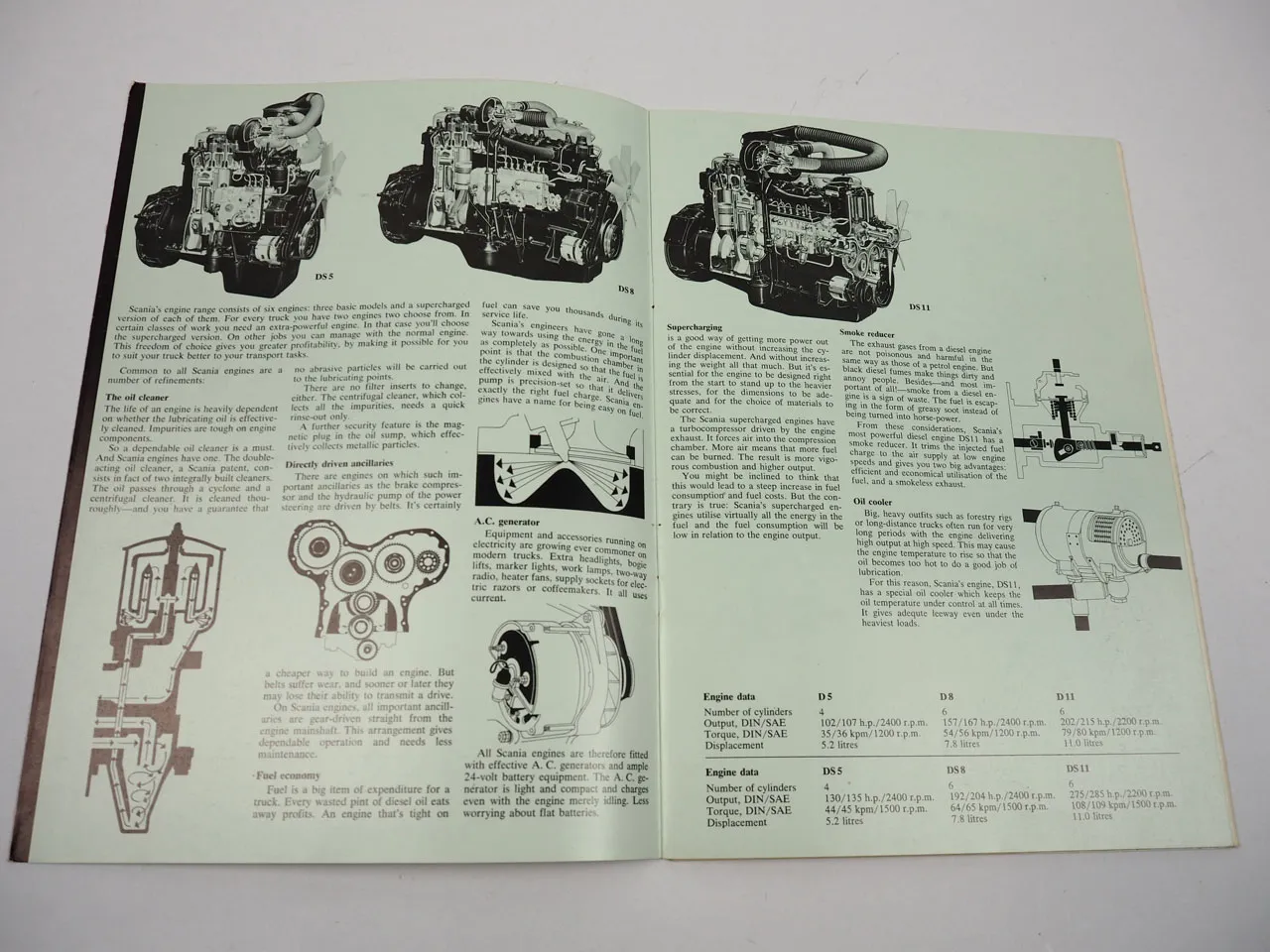 Scania Vabis L 50 80 85 LS LT LB LBS 110 LKW Prospekt Brochure 1968 englisch