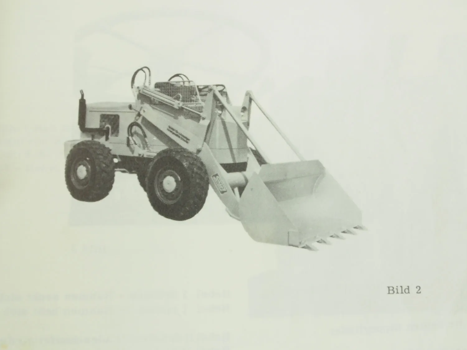 Schaeff AL6 Frontlader Bedienungsanleitung Ersatzteilliste zB Kramer Allrad 510