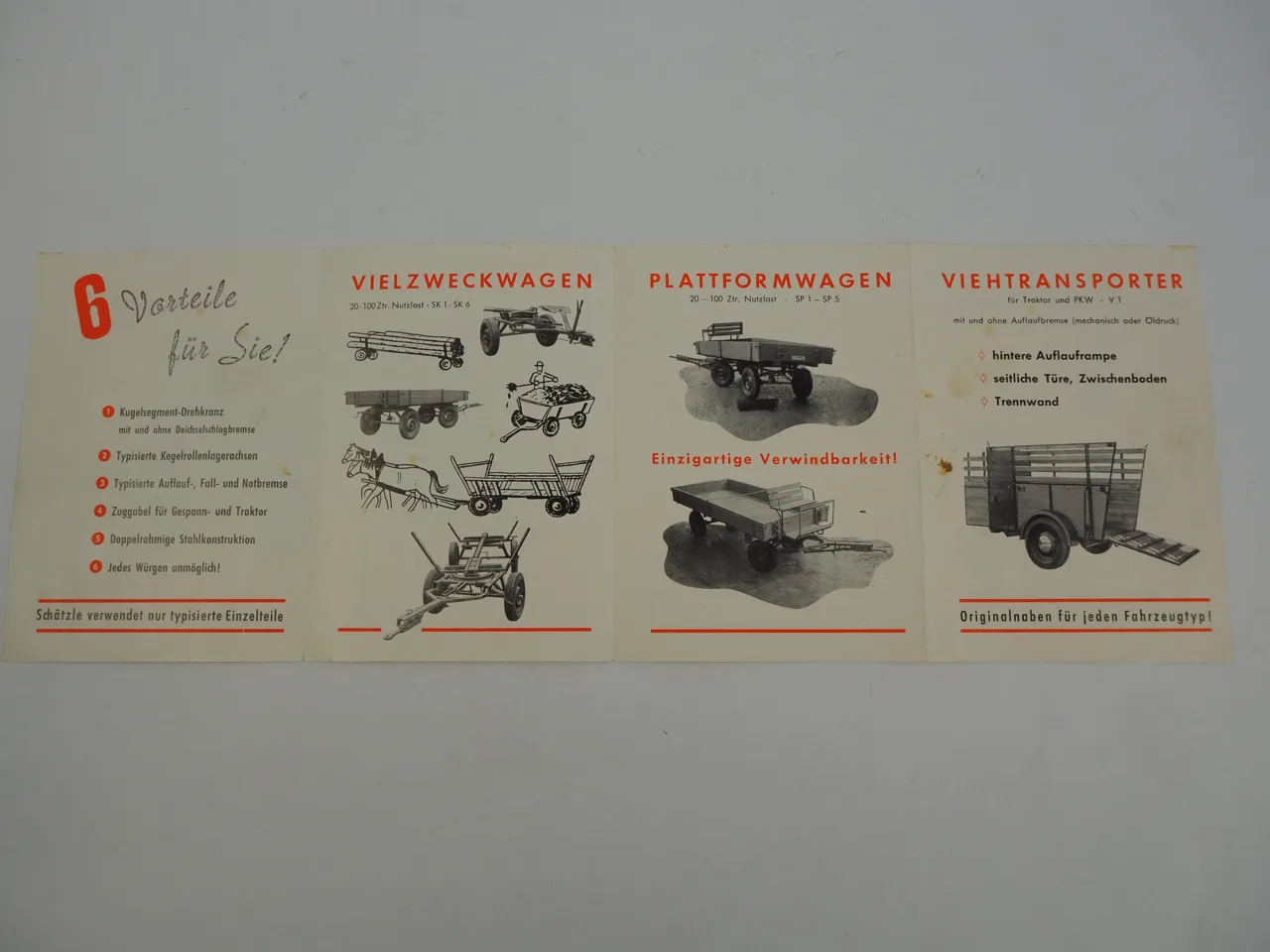 Schätzle Anhänger für Traktor & PKW Prospekt Fahrzeugbau Delkhofen