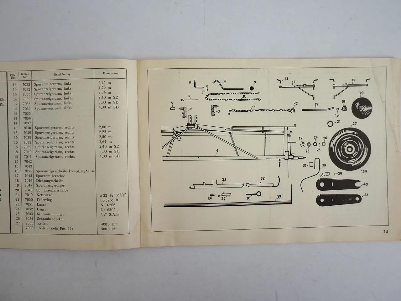 Scheby Fiona D36 DS36 Drillmaschine Bedienungsanleitung Ersatzteilliste