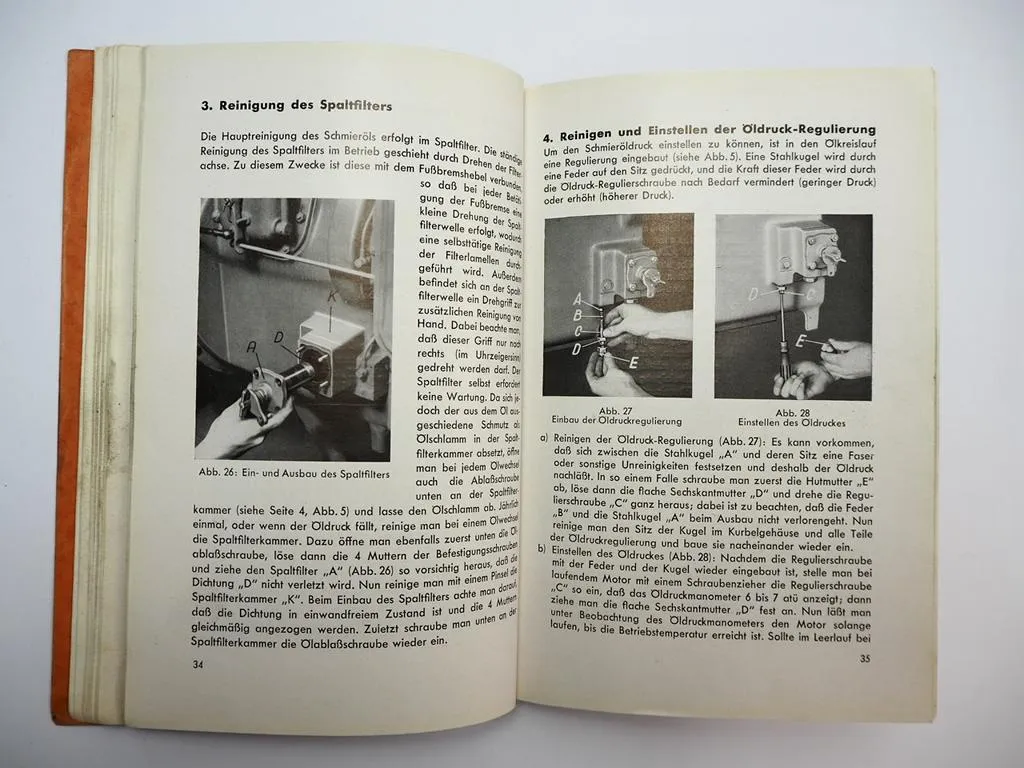 Schlüter AS22 Dieselschlepper Betriebsanleitung Bedienungsanleitung 1950er Jahre