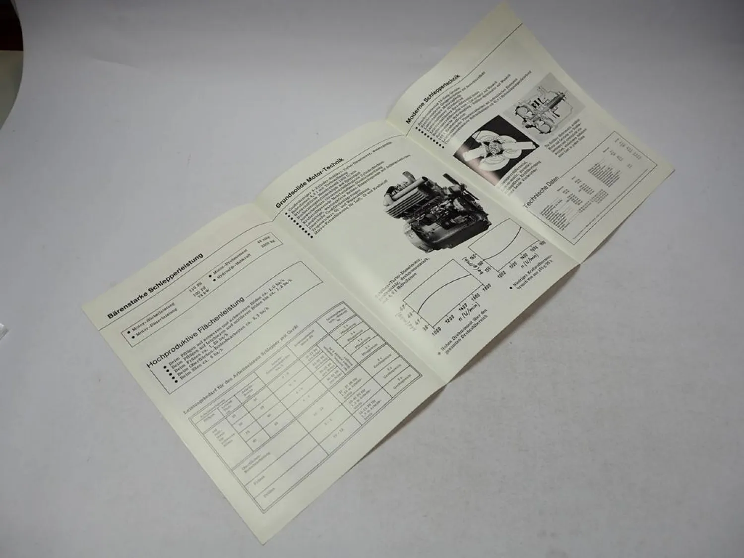 Schlüter Compact 1050T Traktomobil mit Silence Technik Prospekt 1974