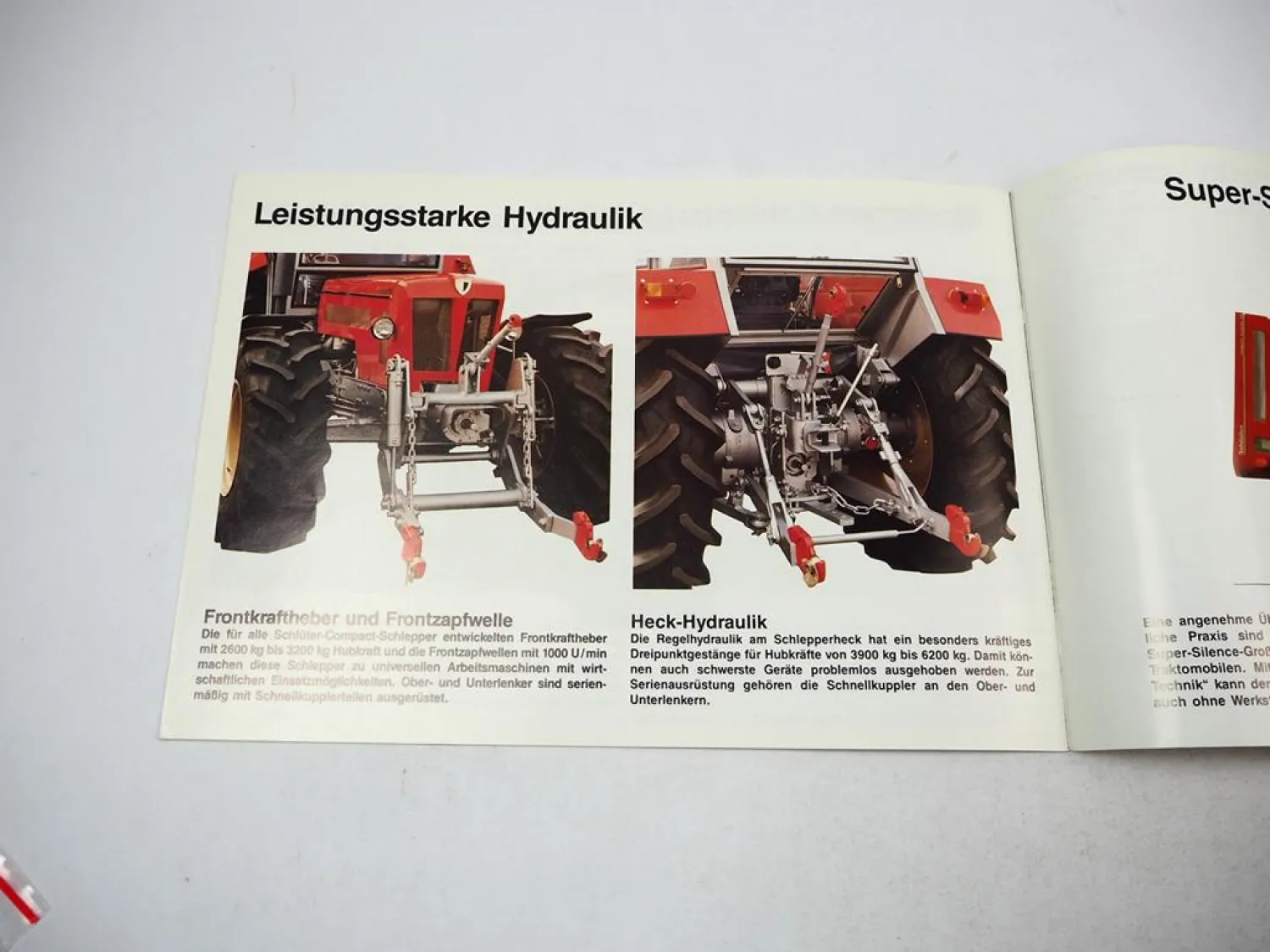 Schlüter Compact 950 1050 V6 LS 1250 1350 TV6 LS Traktomobile Prospekt 12 Seiten