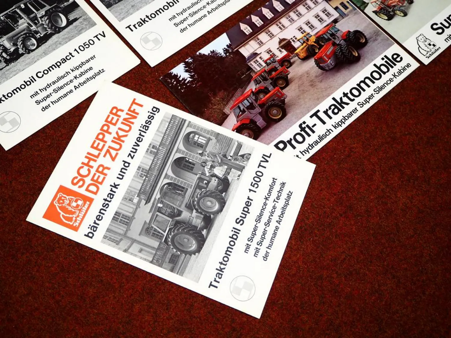 Schlüter Compact Super Profi Traktomobil & Profi Trac Mappe mit 12 Prospekten