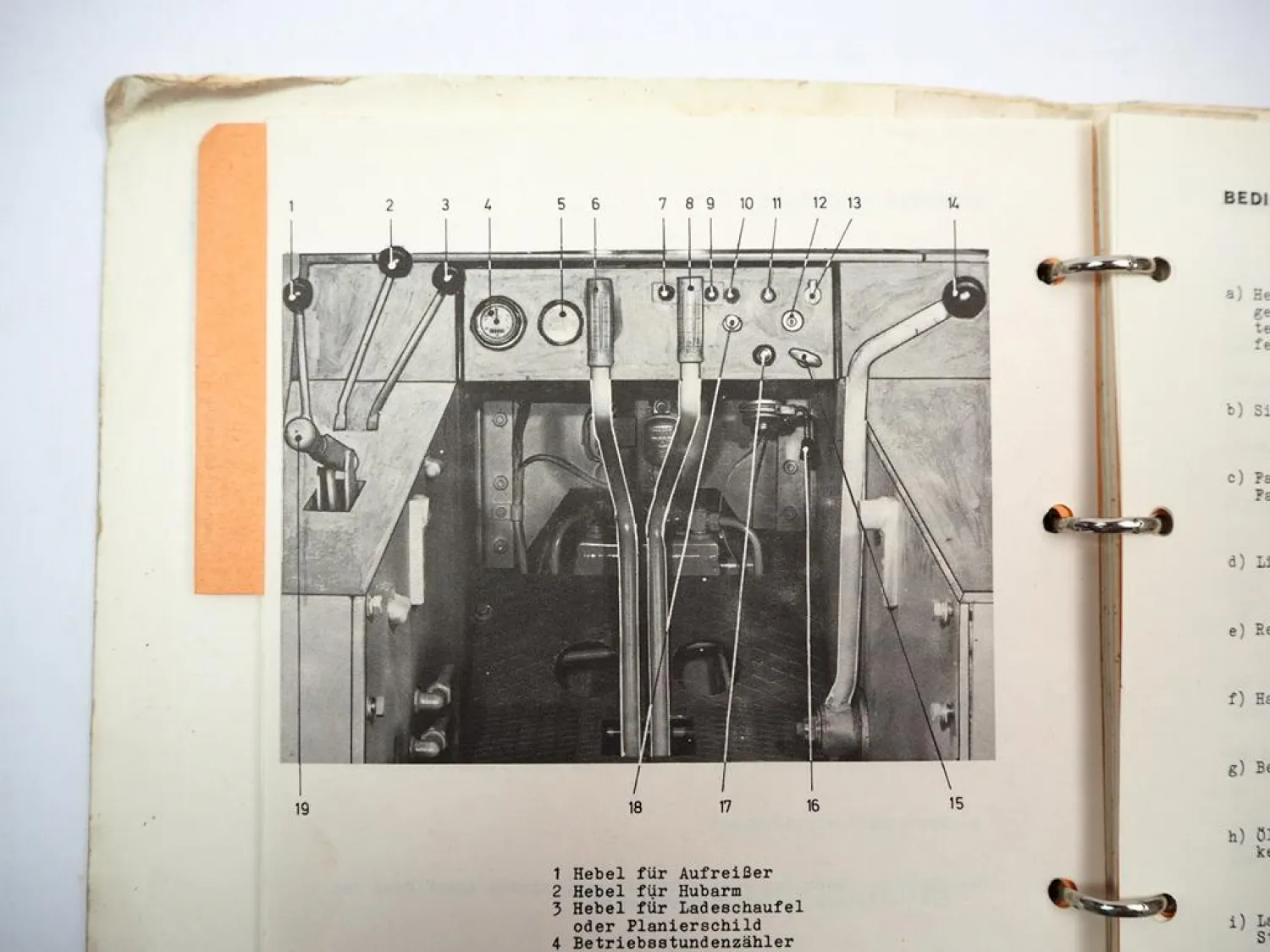 Schmiedag K301H Raupe Betriebsanleitung Wartung Ersatzteilliste 1968