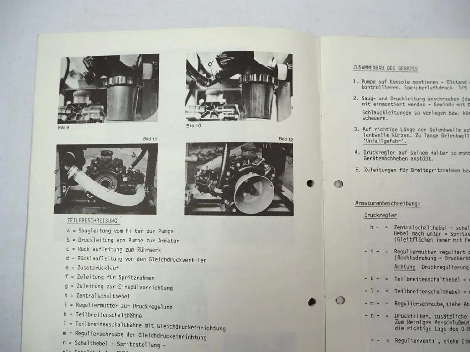 Schmotzer Supermat II Spritzgerät Betriebsanleitung Bedienung ca. 1990