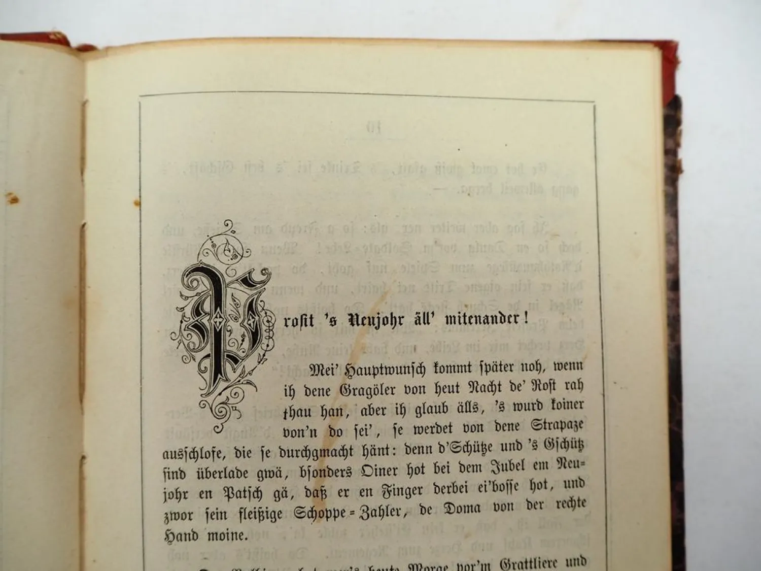 Schwäbische Dorf Predigten von C. B. Dreizler 1867 Stuttgart Mundart