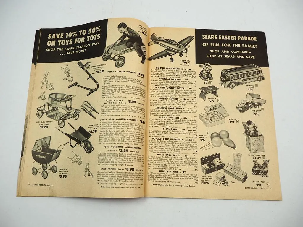 Sears Roebuck & Co Philadelphia department store catalog 1947 Special E.T.O.