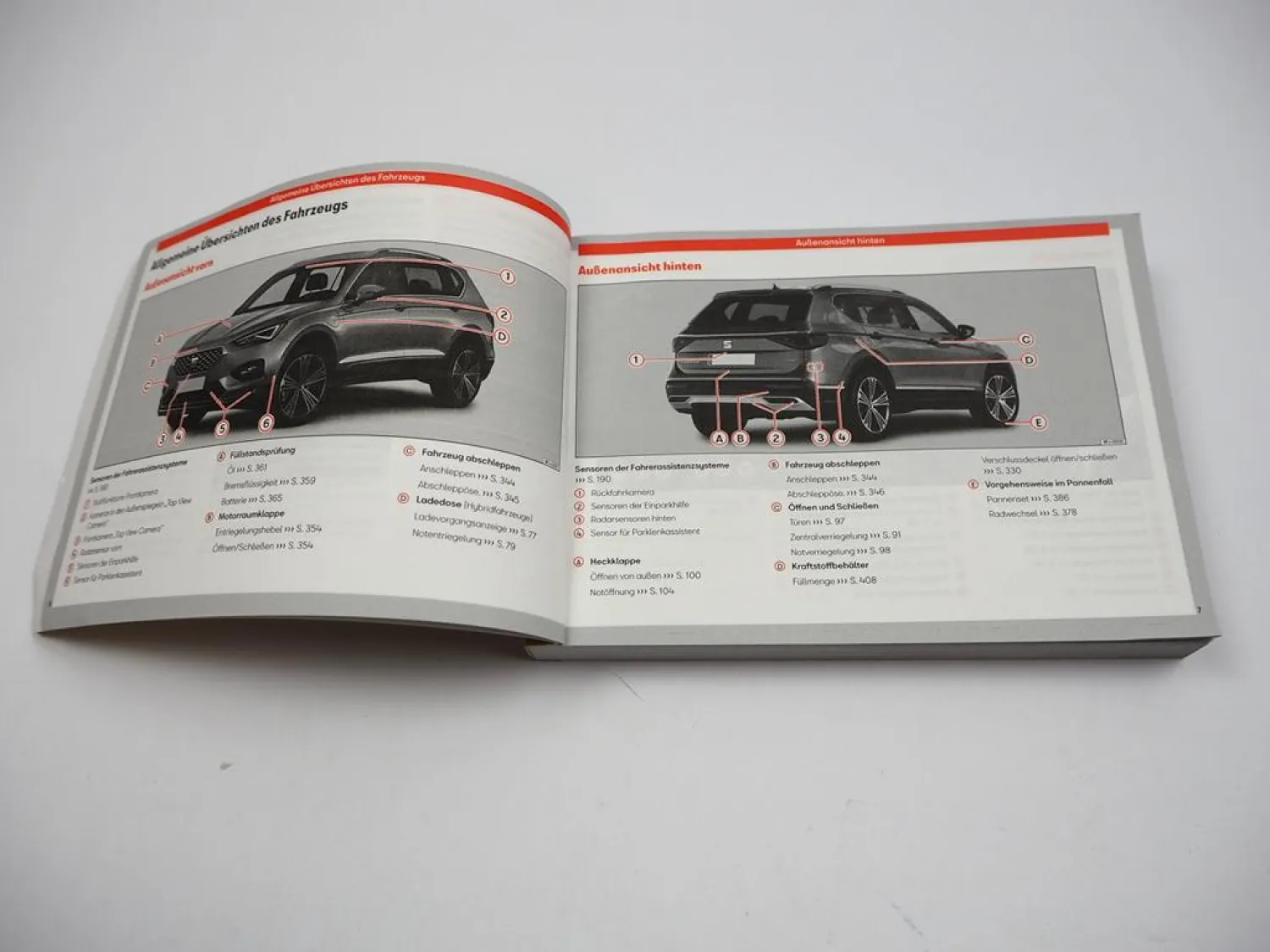 Seat Tarraco KN2 Betriebsanleitung Bedienungsanleitung 11/2022 Bordbuch