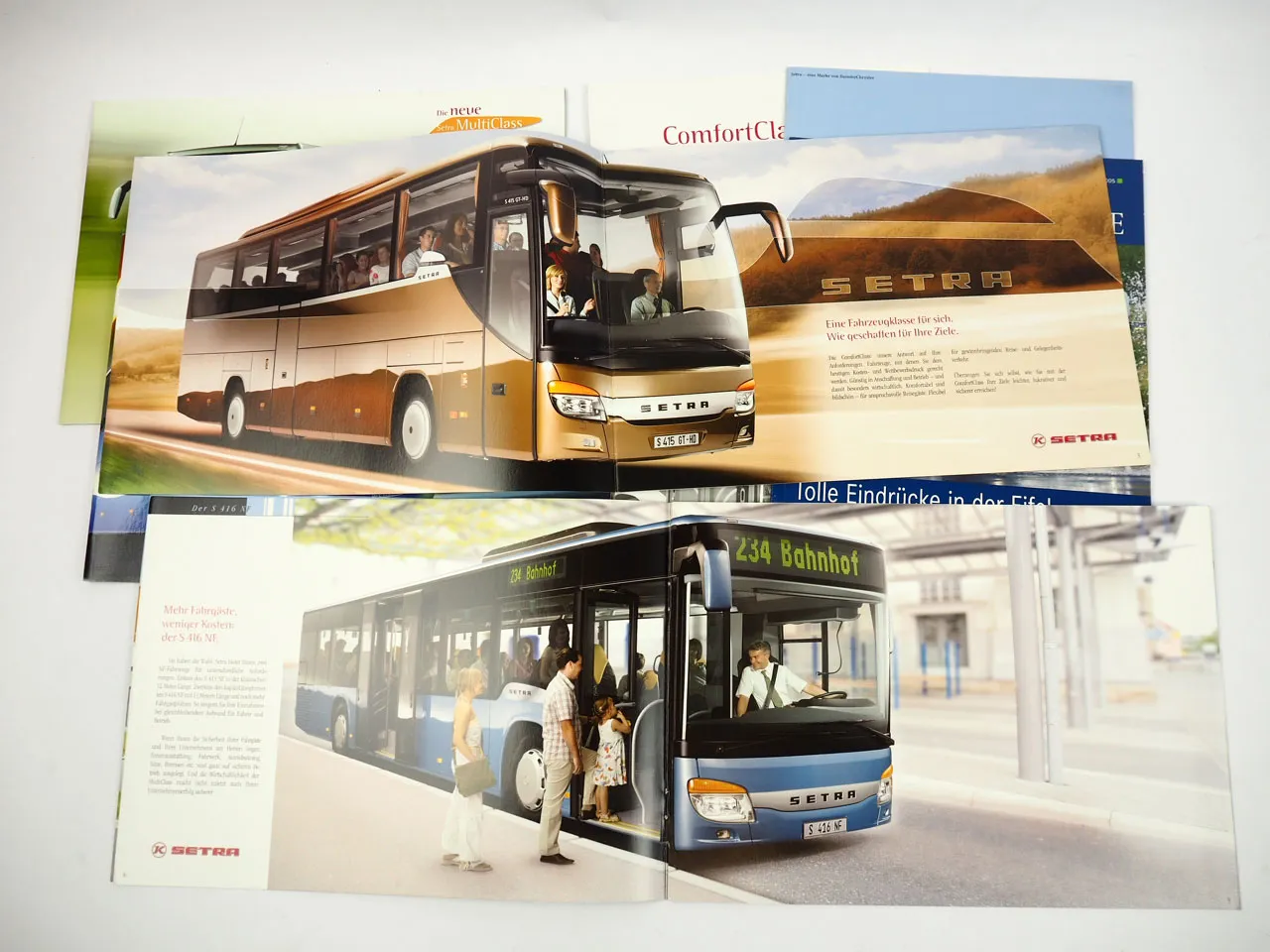 Setra MultiClass ComfortClass TopClass Omnibus 10x Prospekt 2005/06