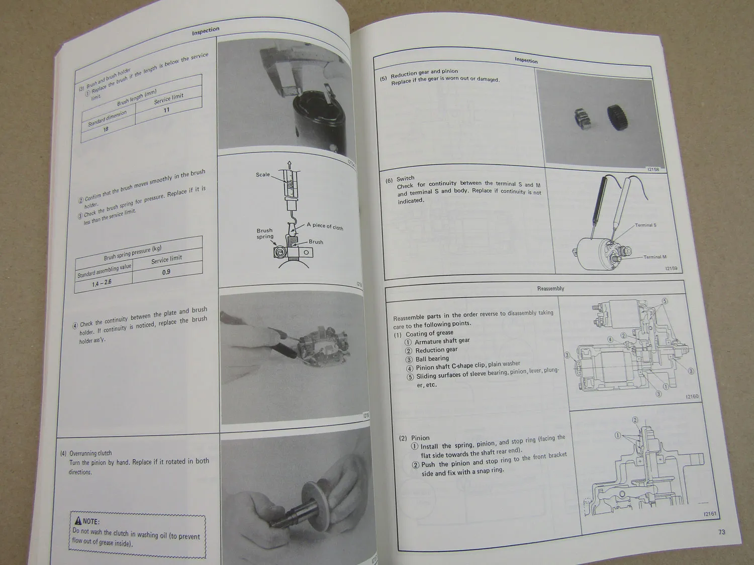 Shibaura CM224 CM274 Front Mower Service Manual 1990