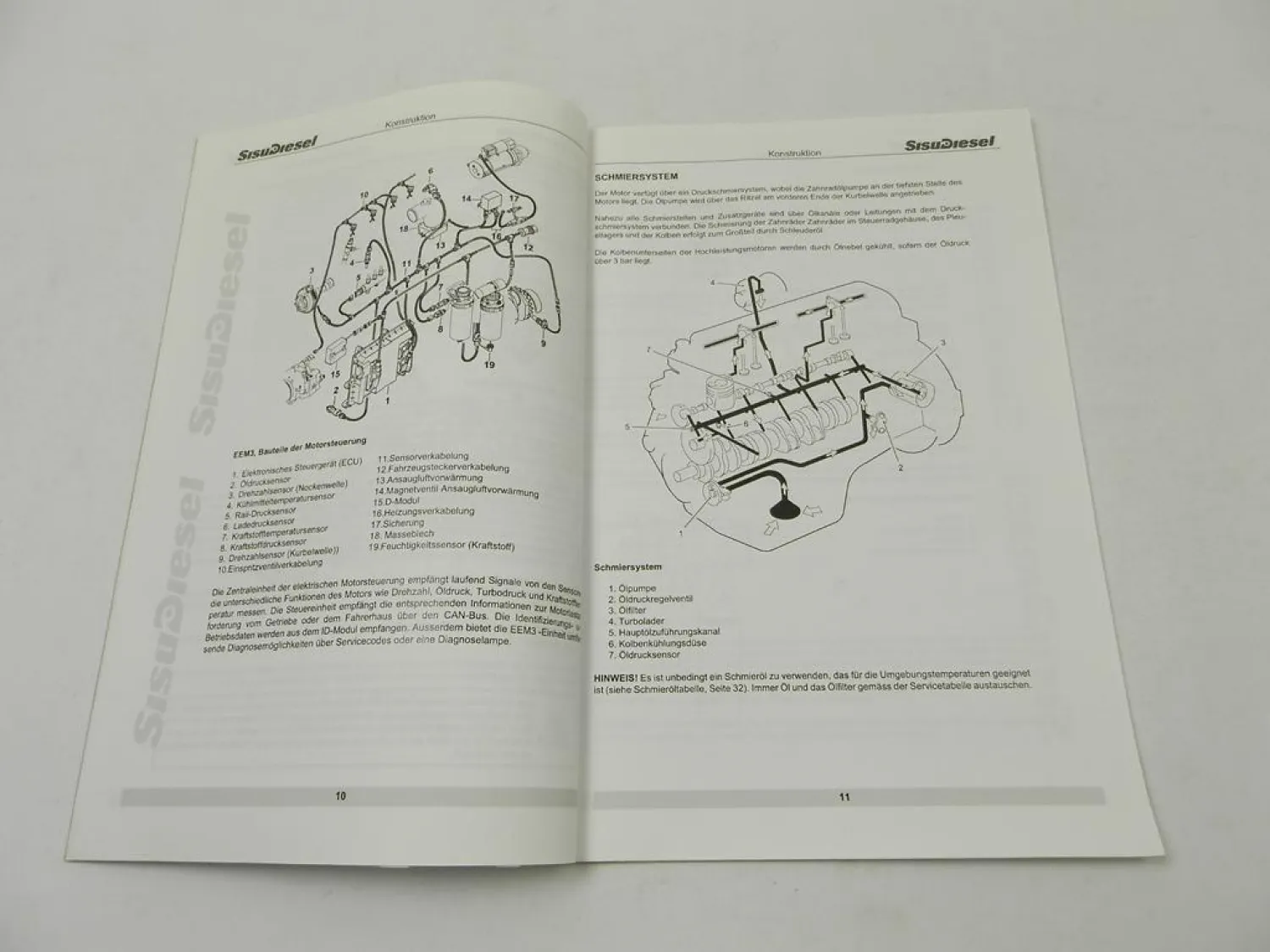 SisuDiesel 44 49 66 74 84 Citius Serie Motor Betriebsanleitung ca. 2005