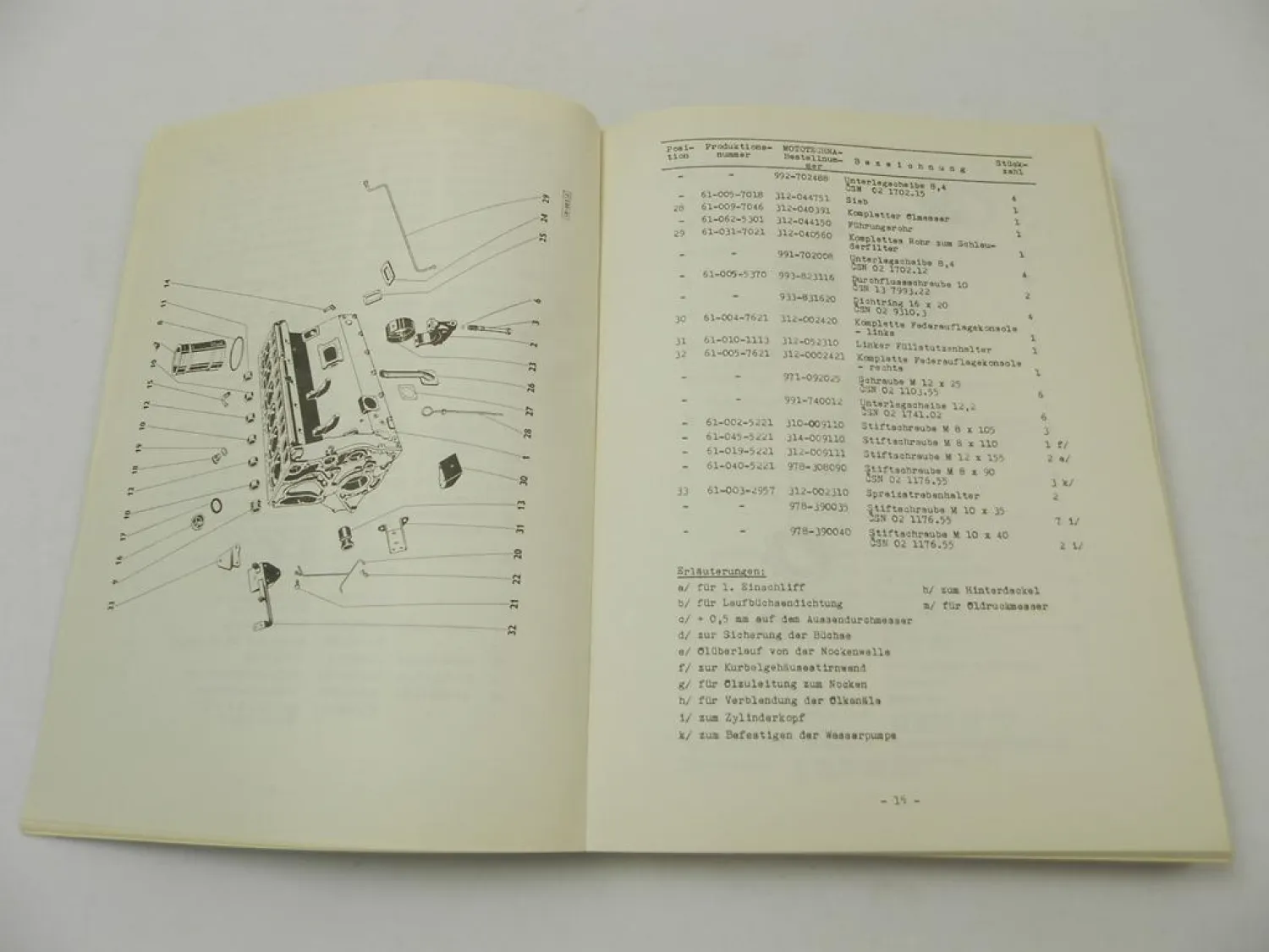 Skoda 706 MTS MS MSD 24 Pritschenwagen LKW Ersatzteilliste 1977 Liaz CSSR