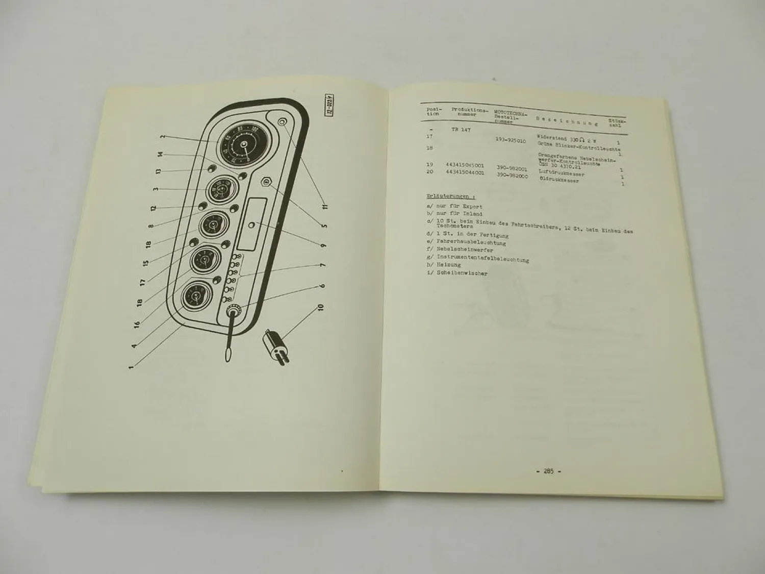 Skoda 706 MTS MS MSD 24 Pritschenwagen LKW Ersatzteilliste 1977 Liaz CSSR