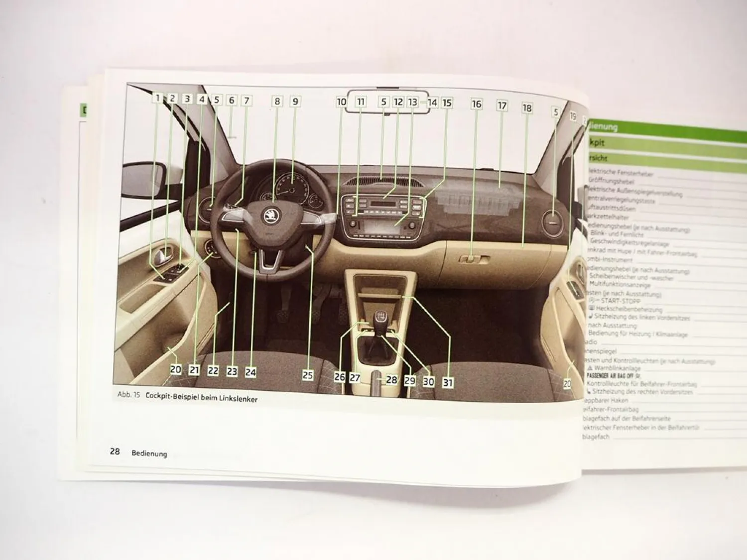 Skoda Citigo NF1 Betriebsanleitung Bedienungsanleitung 8 / 2016 Bordbuch deutsch