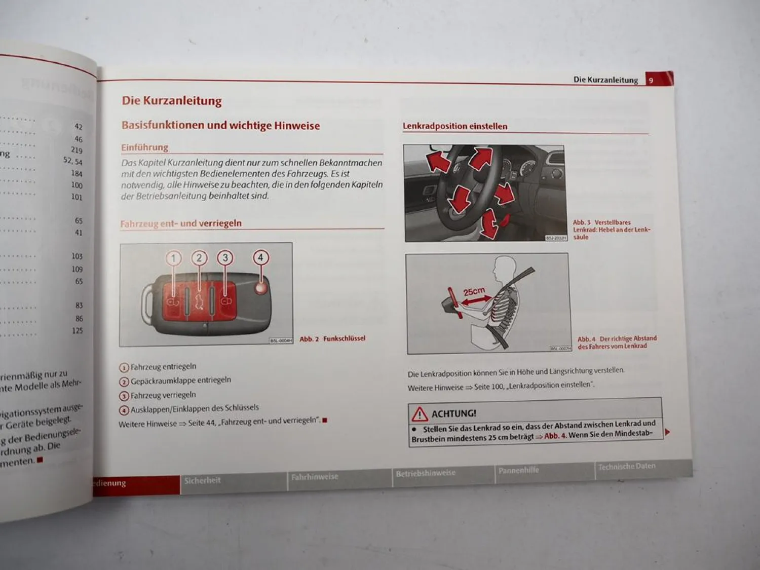 Skoda Fabia 5J Betriebsanleitung Bedienungsanleitung 5/2009 deutsch Bordbuch