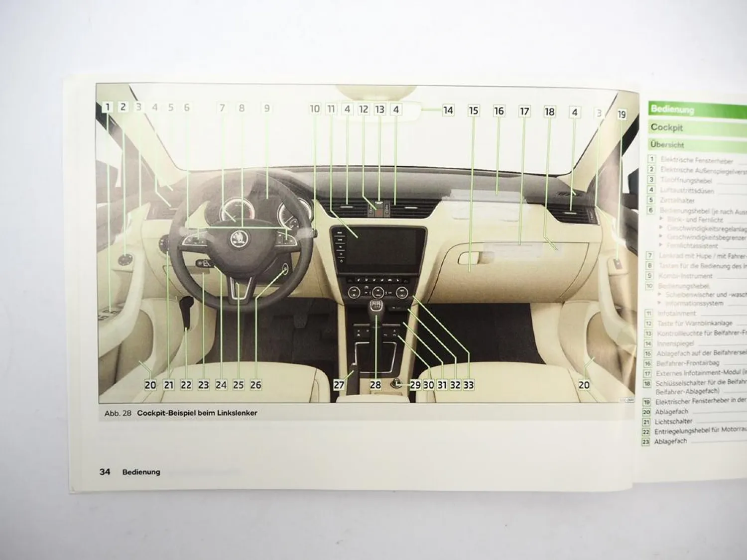 Skoda Octavia 5E Betriebsanleitung 11/2018 Bedienung Bordbuch Deutsch