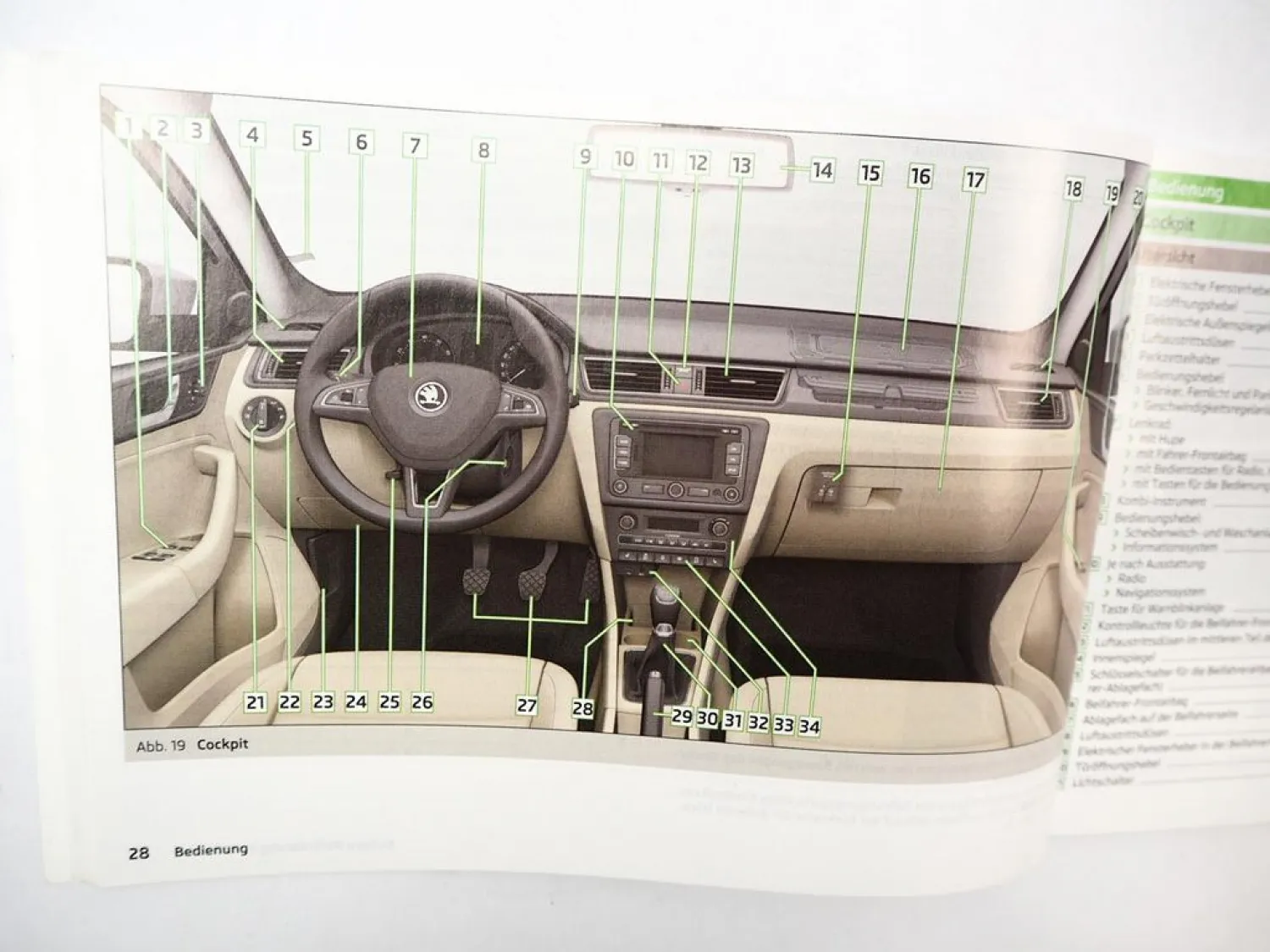 Skoda Rapid Spaceback Betriebsanleitung 11/2014 Bedienungsanleitung Bordbuch