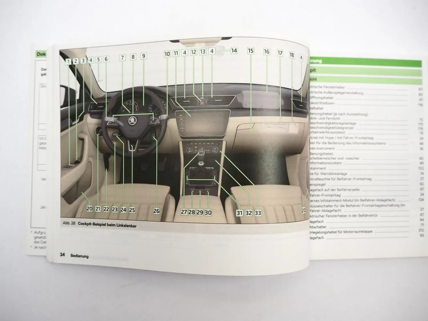 Skoda Superb 3V Betriebsanleitung bis 2019 Bedienungsanleitung Bordmappe 2018 DE