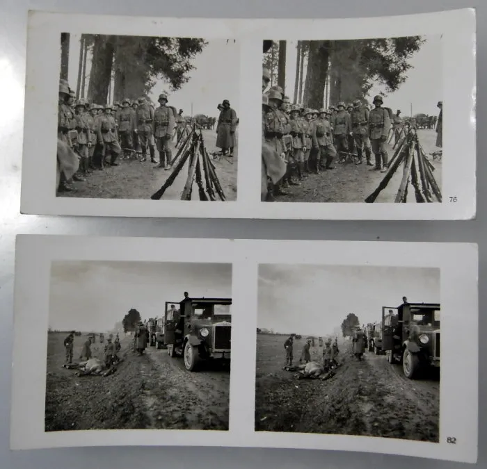 Soldaten im Felde Raumbildalbum Schönstein Verlag 3D