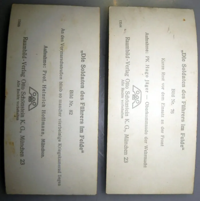 Soldaten im Felde Raumbildalbum Schönstein Verlag 3D