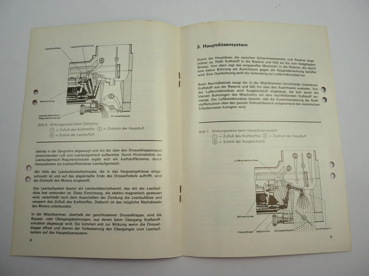 Solex 32 PDSIT-2/3 Fallstromvergaser Betriebsanleitung 1967 VW 1500 S