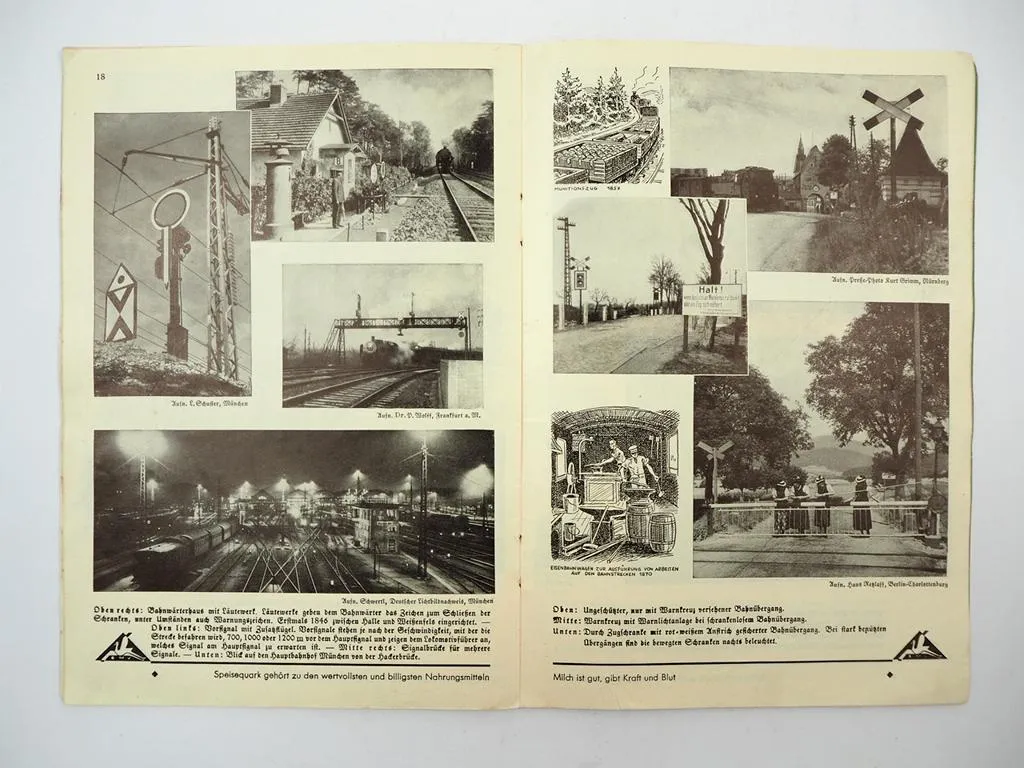 Sonderheft 100 Jahre Eisenbahn Bilderatlas zu den bayerischen Lesebüchern 1935