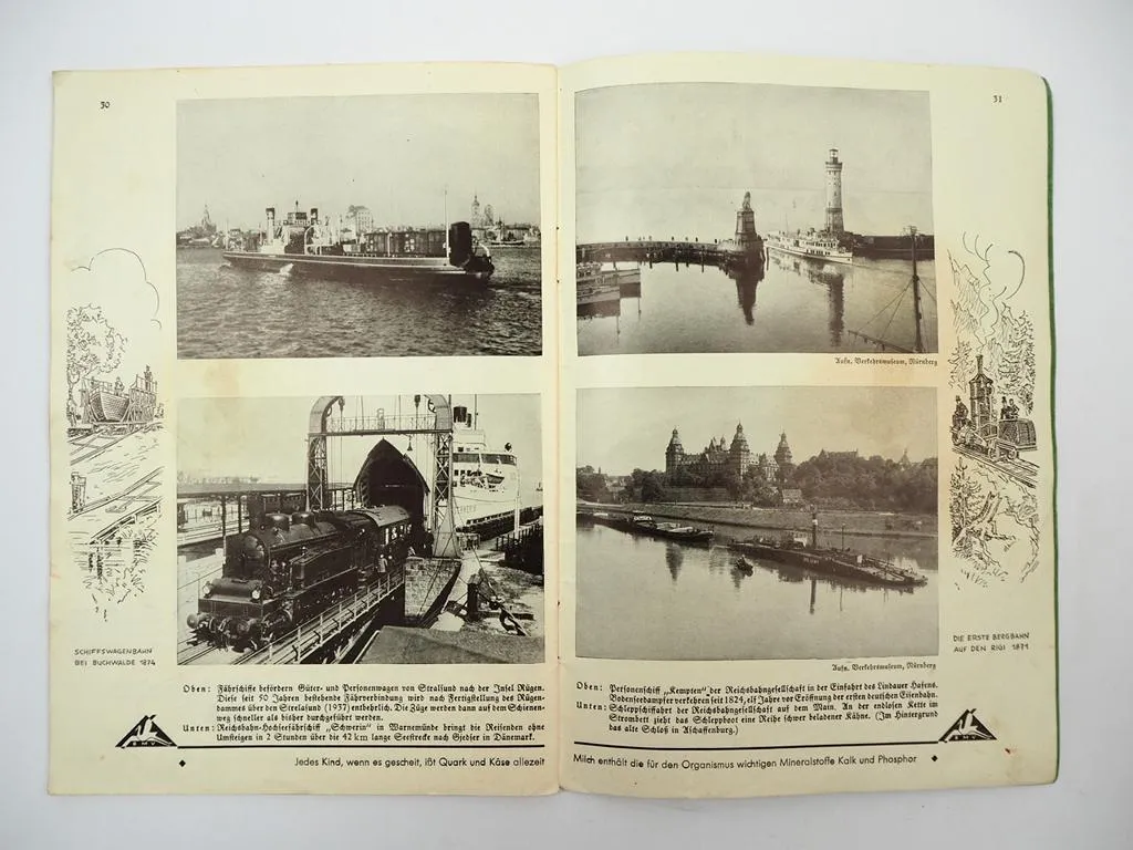 Sonderheft 100 Jahre Eisenbahn Bilderatlas zu den bayerischen Lesebüchern 1935