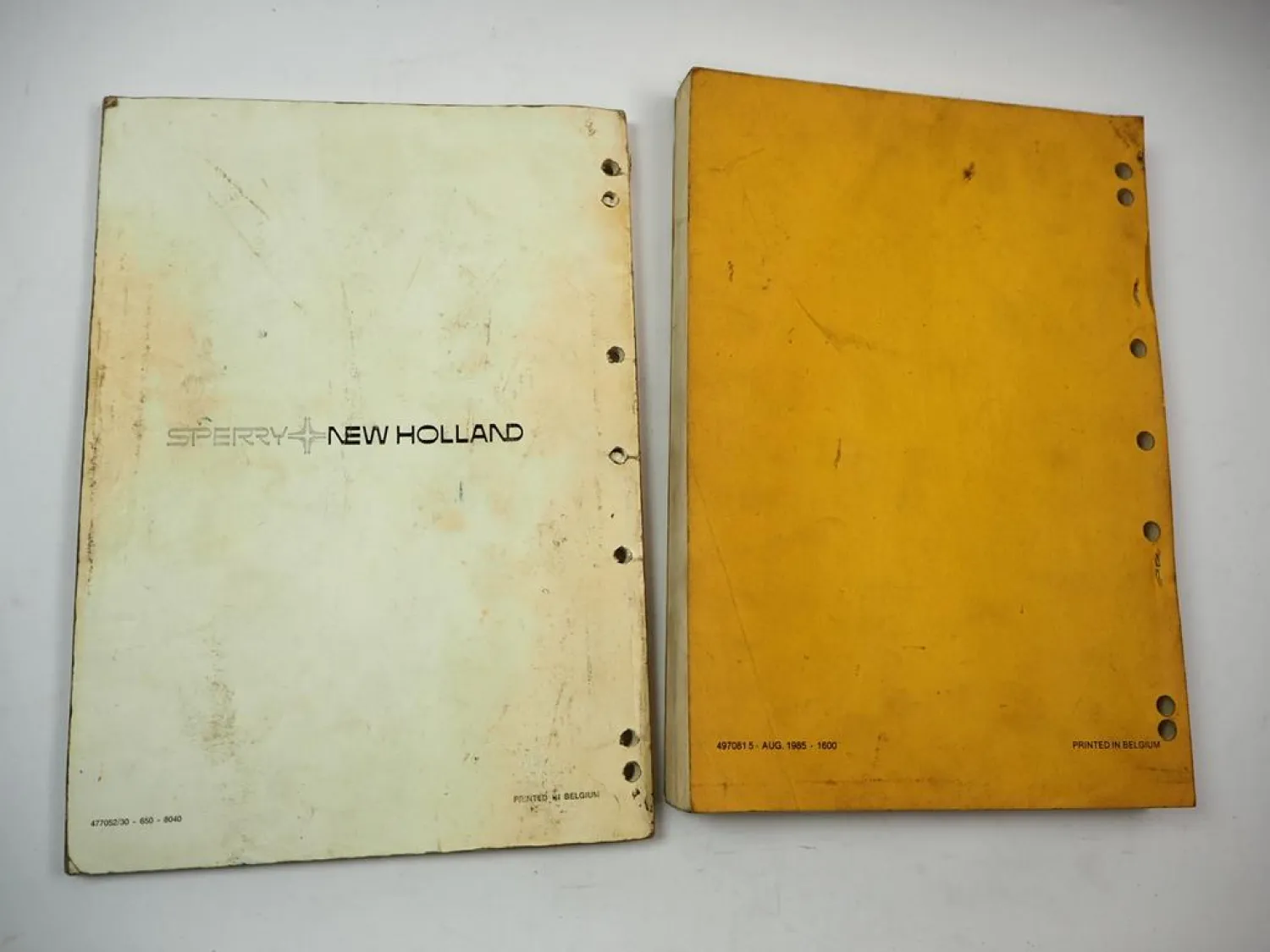 Sperry New Holland 8030 8040 Mähdrescher Betriebsanleitung Ersatzteilliste 1976