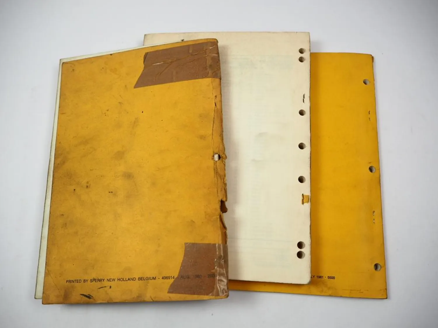 Sperry New Holland Clayson 8050 Combine Accessories Parts Catalogue 1976