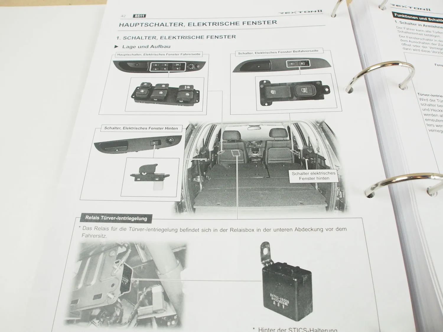 SSangYong Rexton II 2006 Werkstatthandbuch Schaltpläne Reparaturanleitung