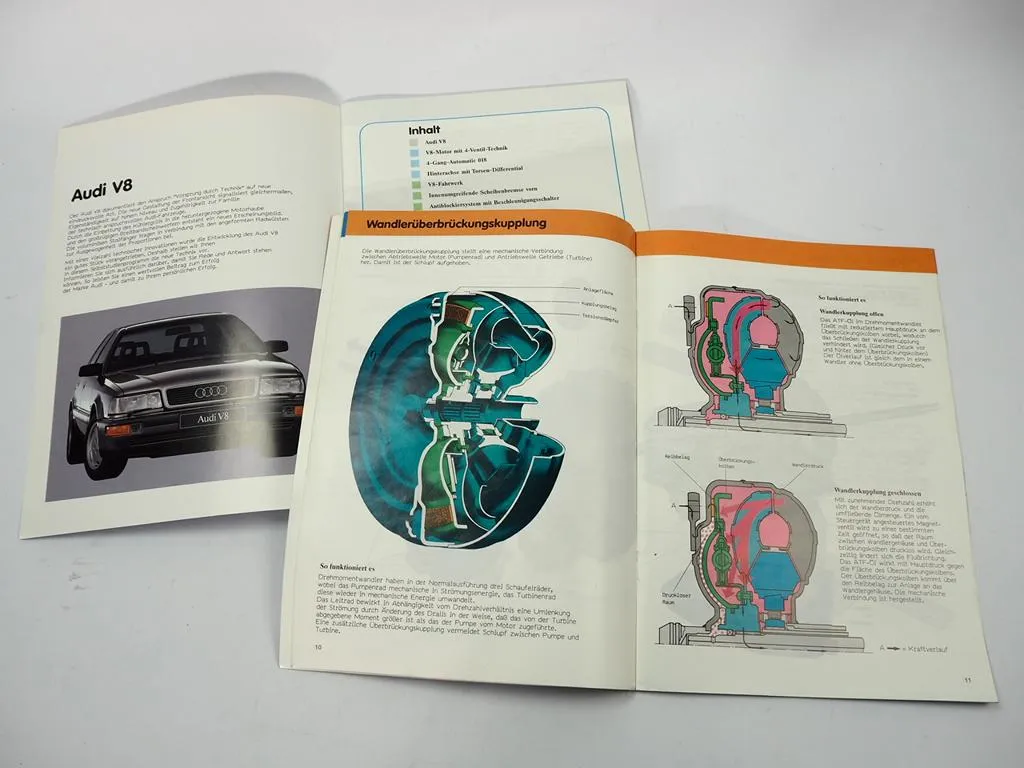 SSP 104 SSP 106 Audi V8 D11 4C Selbststudienprogramm Motor Automatic 018