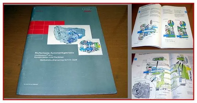 SSP 228 Audi A6 C5 01J DZN Automatikgetriebe V6 Multitronic Selbststudium
