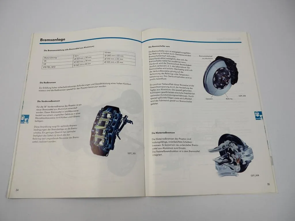 SSP 235 259 270 271 272 273 274 277 VW Phaeton Selbststudienprogramme 2001/02