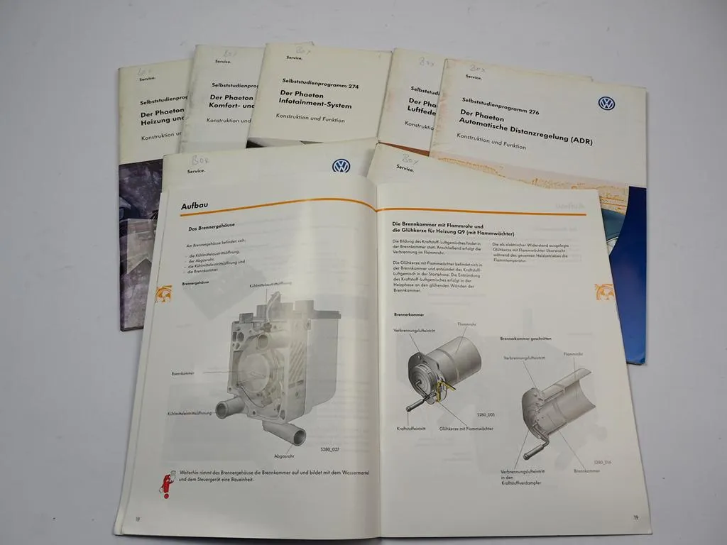 SSP 270 271 273 274 275 276 277 280 VW Phaeton Selbststudienprogramme 2002 2003