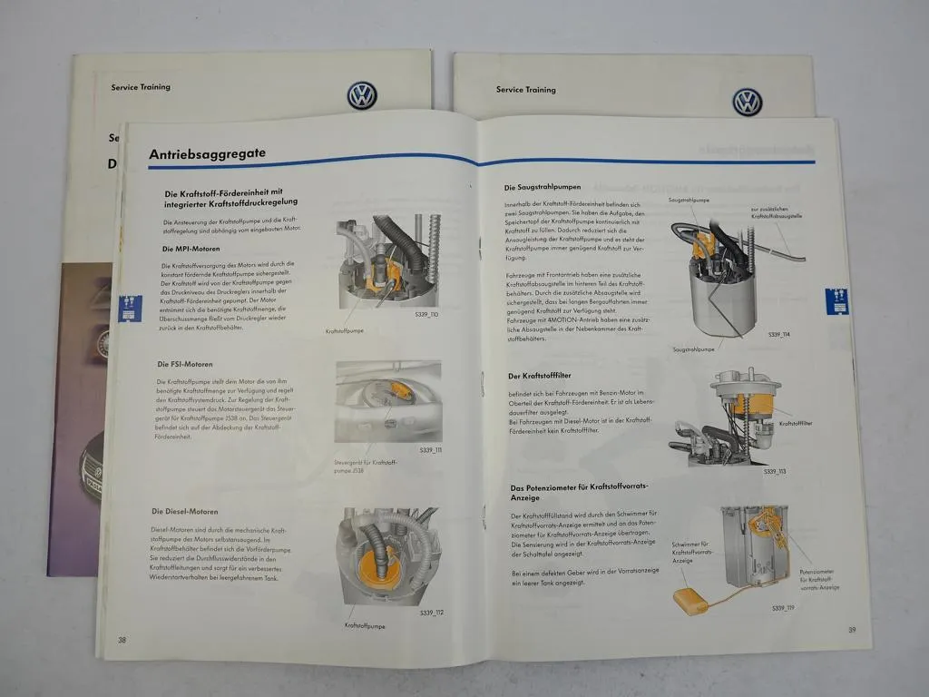 SSP 339 356 357 VW Passat B6 Variant Nivomat Selbststudienprogramme 2005